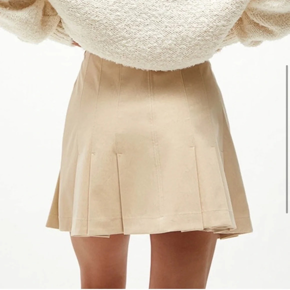 Free People Sugar And Spice Vegan Leather Skirt - Picture 2 of 3